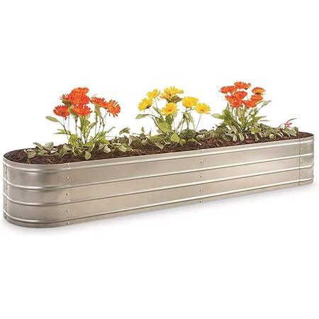 galvanized steel flower boxes|Amazon.com: Galvanized Planter Box.